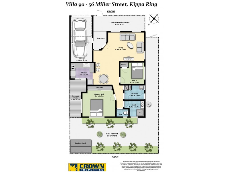 90/56 MILLER STREET, Kippa-ring QLD 4021 Floorplan