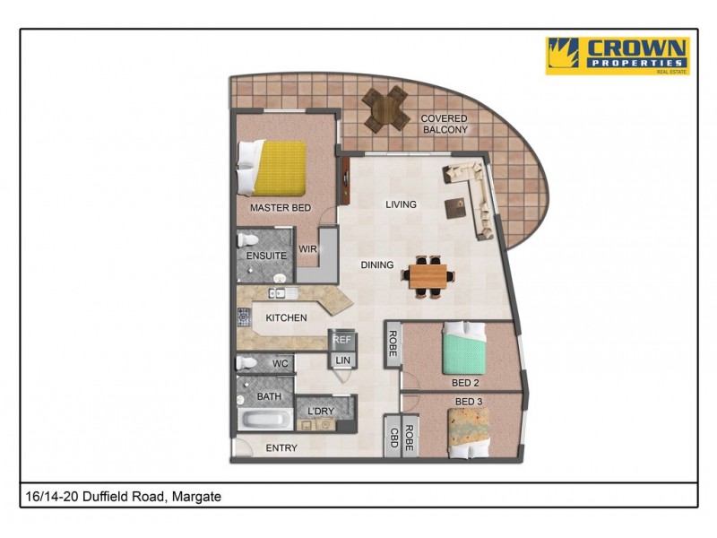 16/14-20 Duffield Rd, Margate QLD 4019 Floorplan