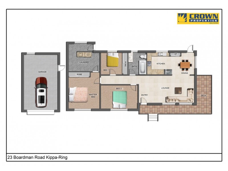 23 Boardman Rd, Kippa-ring QLD 4021 Floorplan