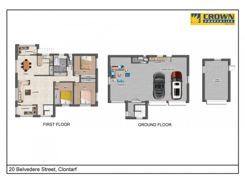 20 BELVEDERE STREET, Clontarf QLD 4019 Floorplan