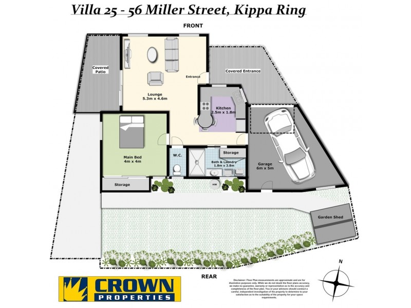 25/56 MILLER STREET, Kippa-ring QLD 4021 Floorplan