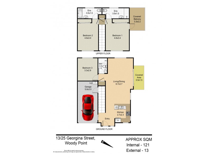 13/25 Georgina Street, Woody Point QLD 4019 Floorplan