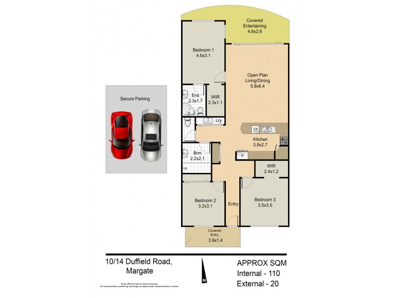 10/14-20 Duffield Rd, Margate QLD 4019 Floorplan