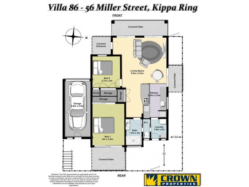 86/56 MILLER STREET, Kippa-ring QLD 4021 Floorplan