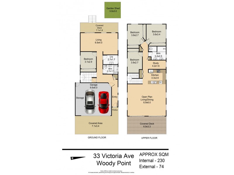33 Victoria Ave, Woody Point QLD 4019 Floorplan