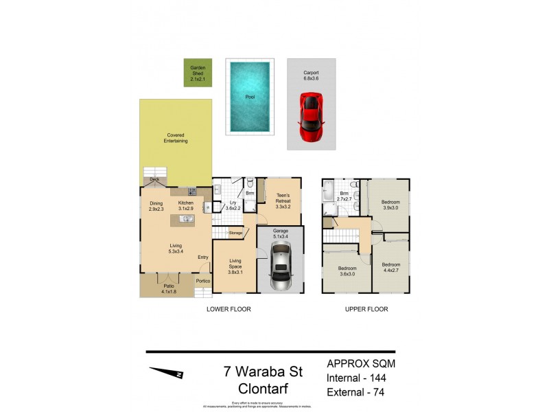 7 Waraba St, Clontarf QLD 4019 Floorplan