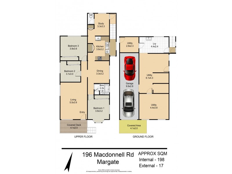 196 Macdonnell Rd, Clontarf QLD 4019 Floorplan