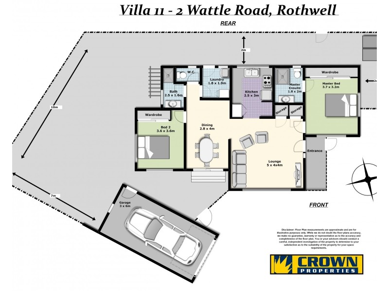 11/2 WATTLE ROAD, Rothwell QLD 4022 Floorplan
