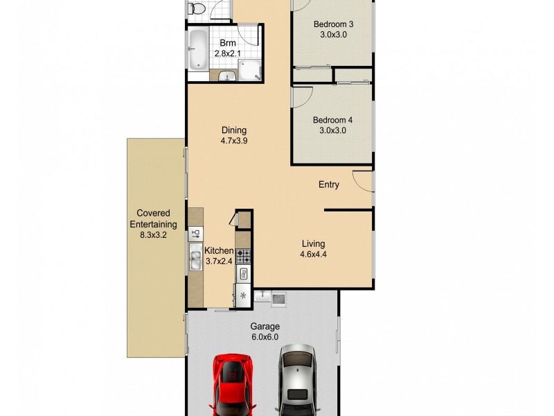 57 Gawler Cres, Bracken Ridge QLD 4017 Floorplan