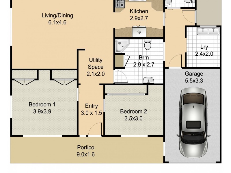 65/2 WATTLE ROAD, Rothwell QLD 4022 Floorplan