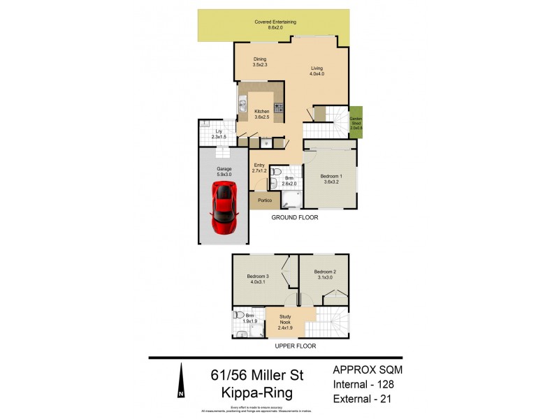 61/56 MILLER STREET, Kippa-ring QLD 4021 Floorplan