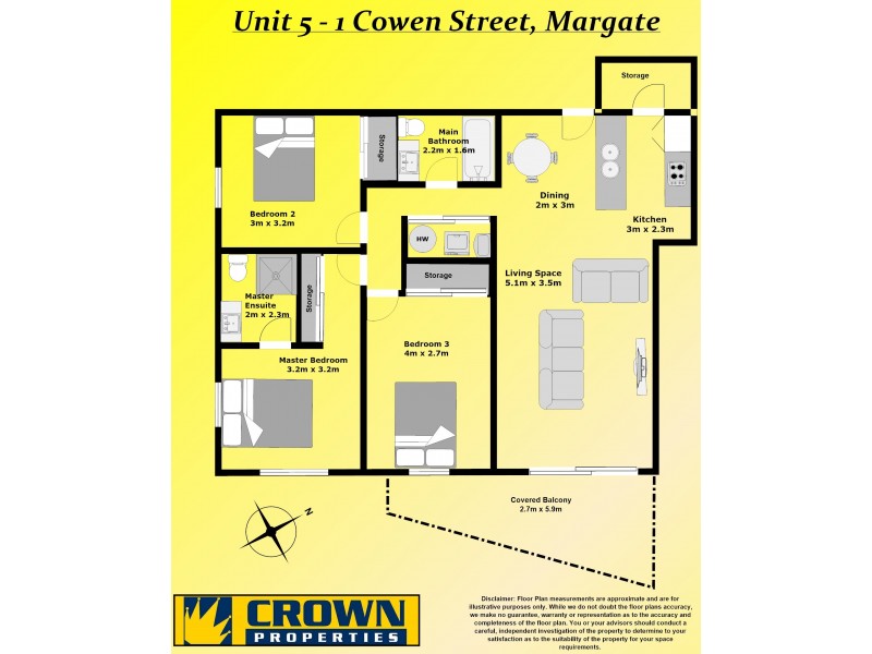 5/1 Cowen St, Margate QLD 4019