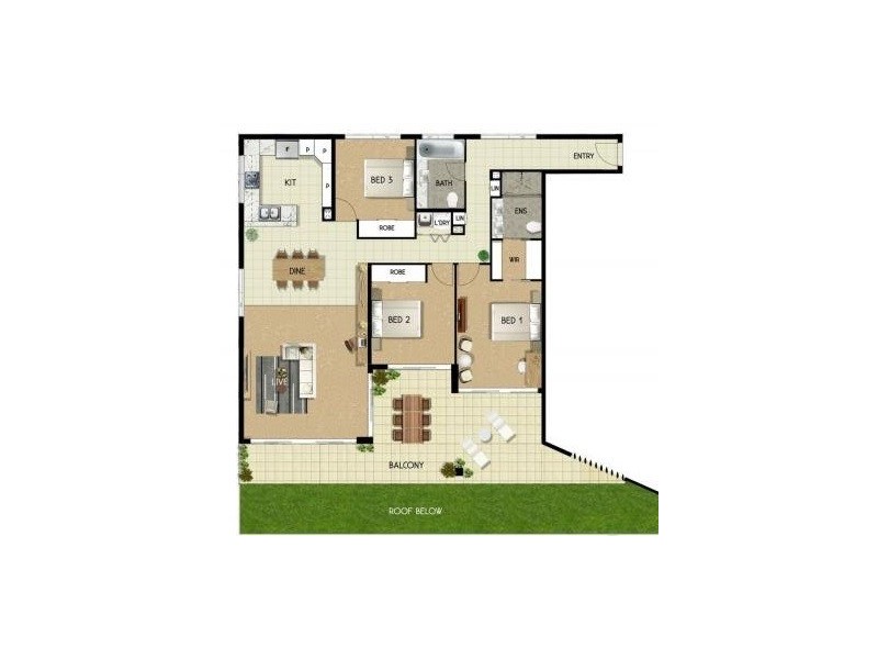 Unit 201 4-6 Anderson Street, Scarborough QLD 4020 Floorplan