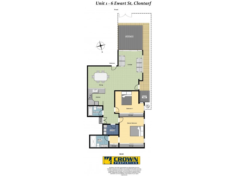 1/6 Ewart Street, Clontarf QLD 4019 Floorplan