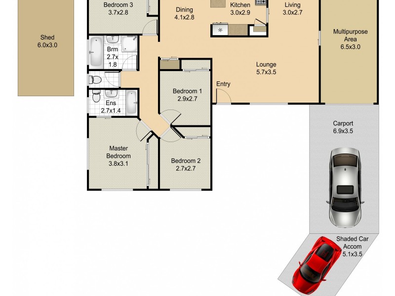 5 Vincent Court, Deception Bay QLD 4508 Floorplan