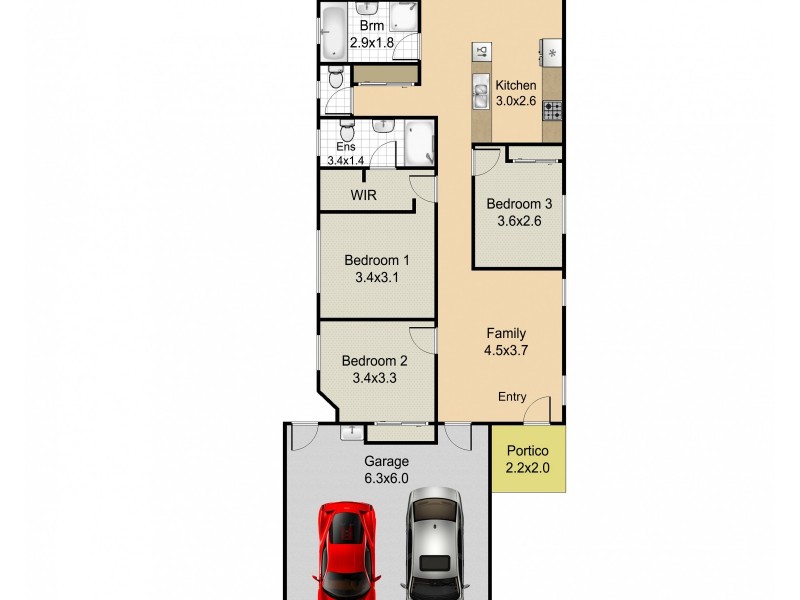 46 Waterlilly Ct, Rothwell QLD 4022 Floorplan