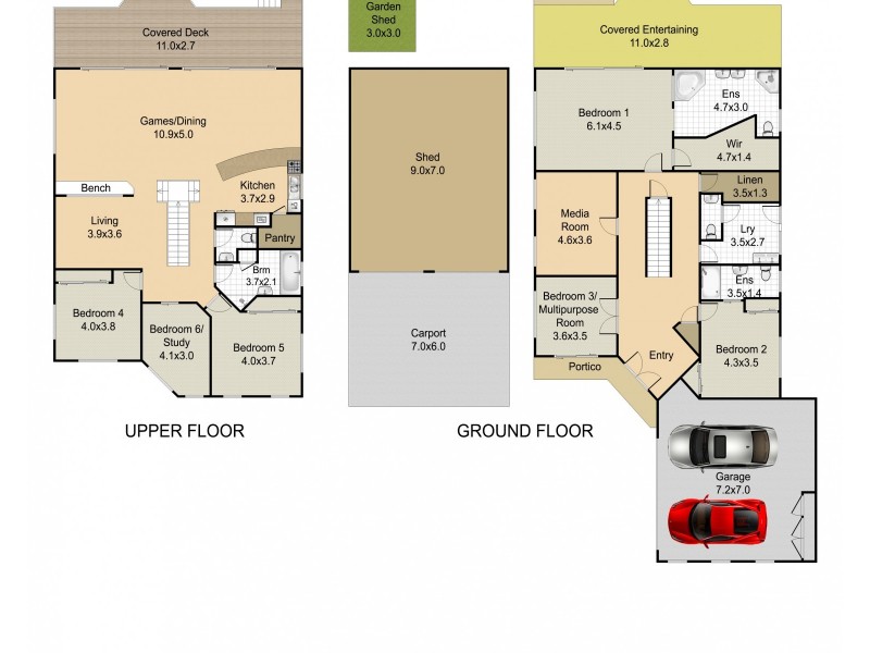 16 TOWNSVILLE CRES, Deception Bay QLD 4508 Floorplan