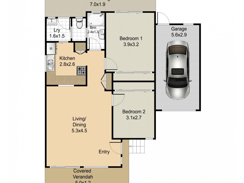 65/56 MILLER STREET, Kippa-ring QLD 4021 Floorplan