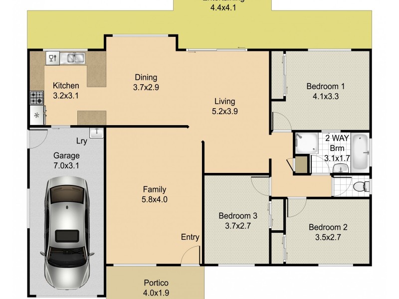 10 Shangri-La Court, Rothwell QLD 4022 Floorplan