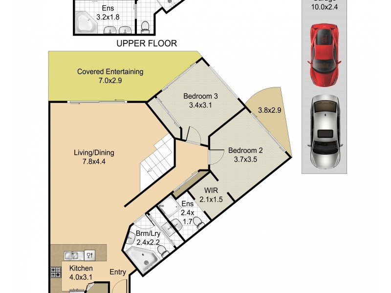 41/76 John Street, Redcliffe QLD 4020 Floorplan