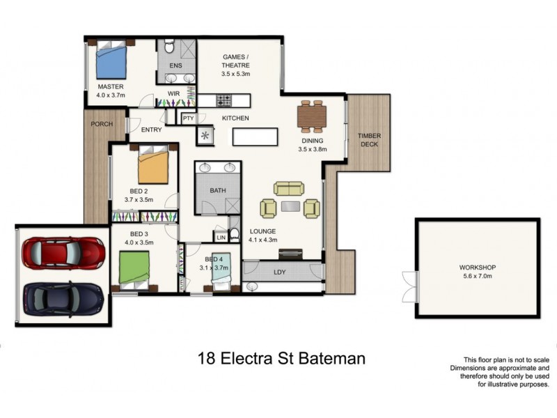 18 Electra Street, Bateman WA 6150 Floorplan
