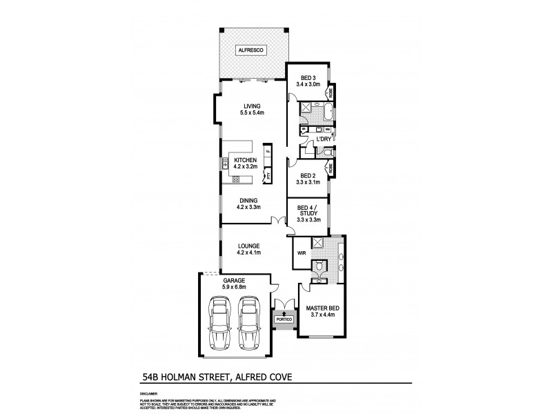 54B Holman Street, Alfred Cove WA 6154 Floorplan