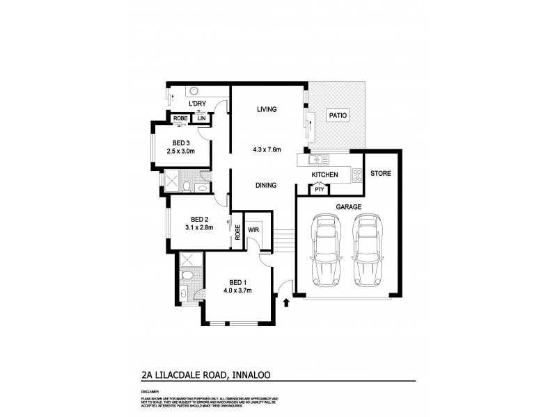 2A Lilacdale Road, Innaloo WA 6018 Floorplan