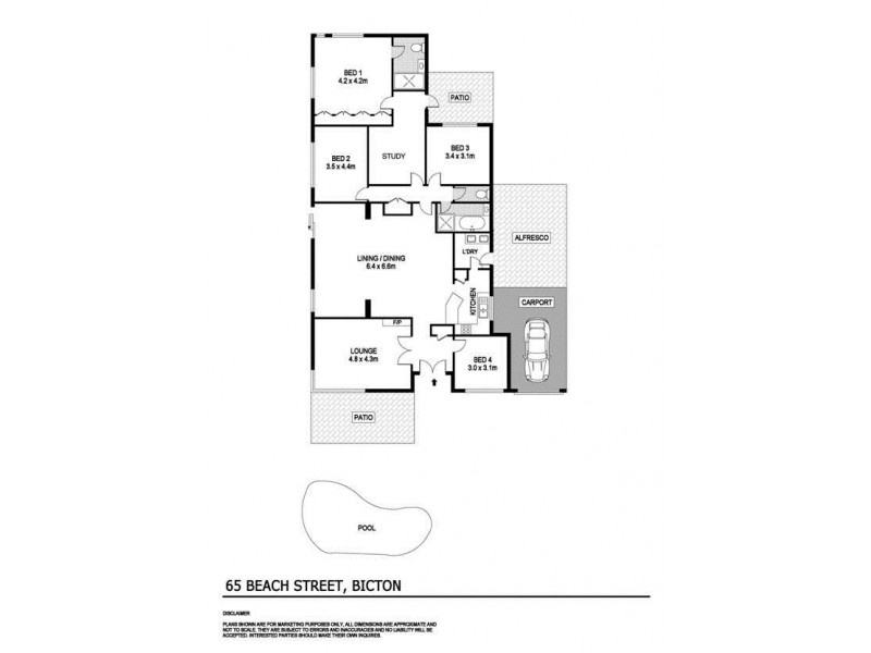 65 Beach Street, Bicton WA 6157 Floorplan