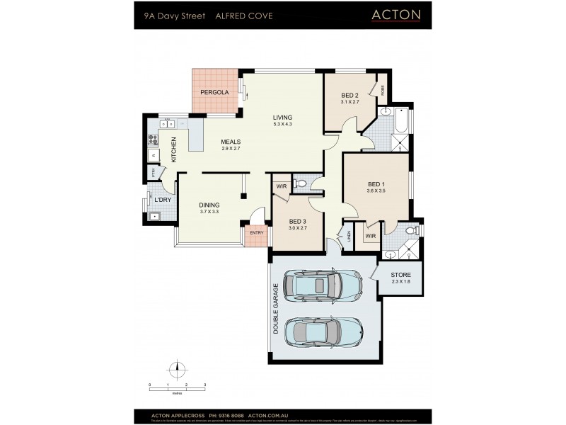 9A Davy Street, Alfred Cove WA 6154 Floorplan