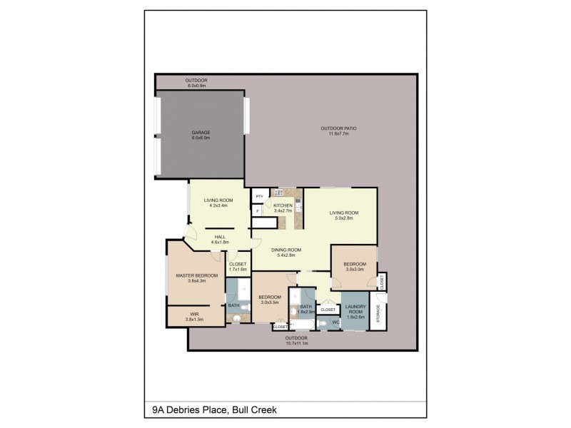 9A Debries Place, Bull Creek WA 6149 Floorplan
