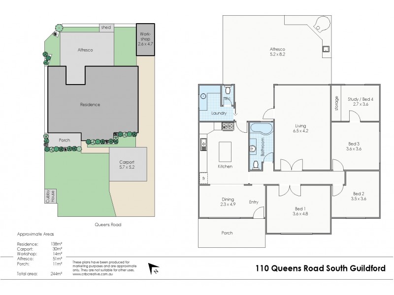 110 Queens Road, South Guildford WA 6055 Floorplan