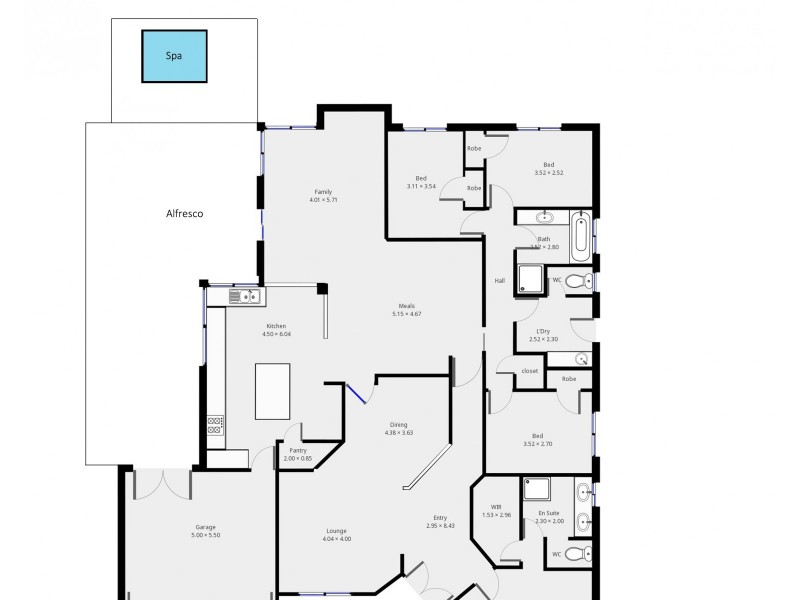 90 Sylvan Crescent, Leeming WA 6149 Floorplan