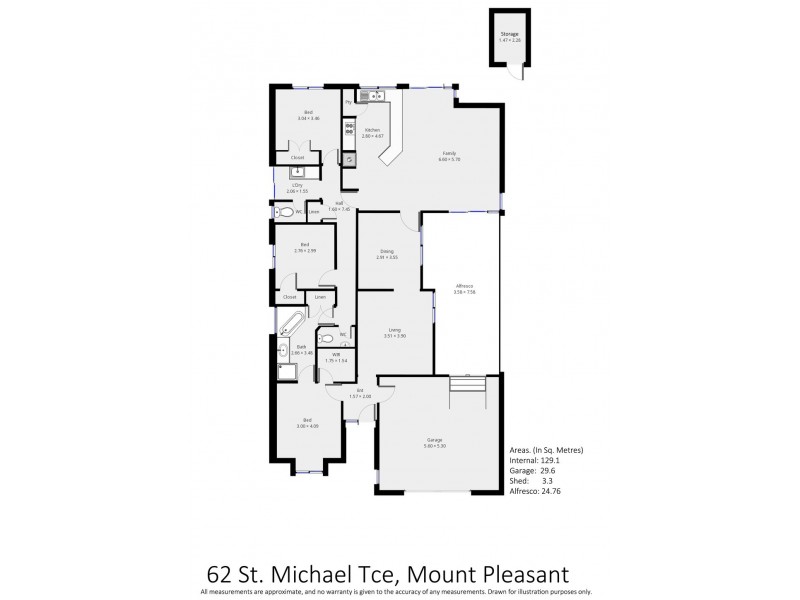 62 St Michael Terrace, Mount Pleasant WA 6153 Floorplan