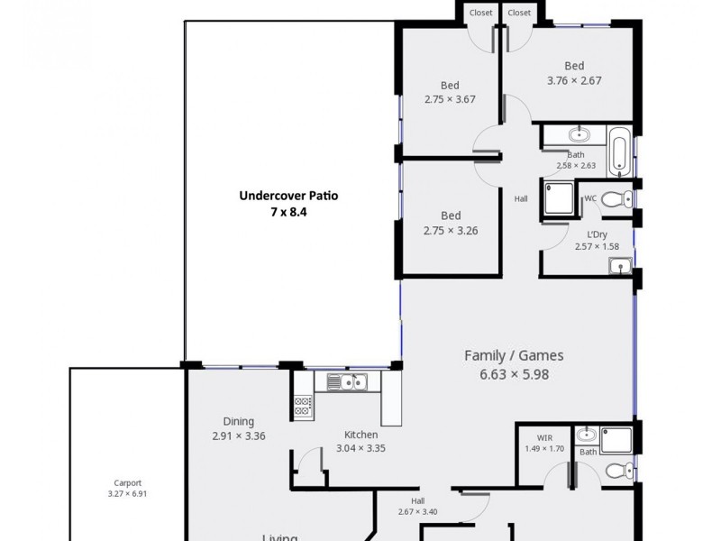 42 Beckley Circle, Leeming WA 6149 Floorplan