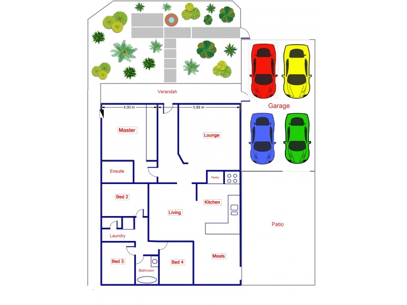 42 Bibra Drive, Bibra Lake WA 6163 Floorplan
