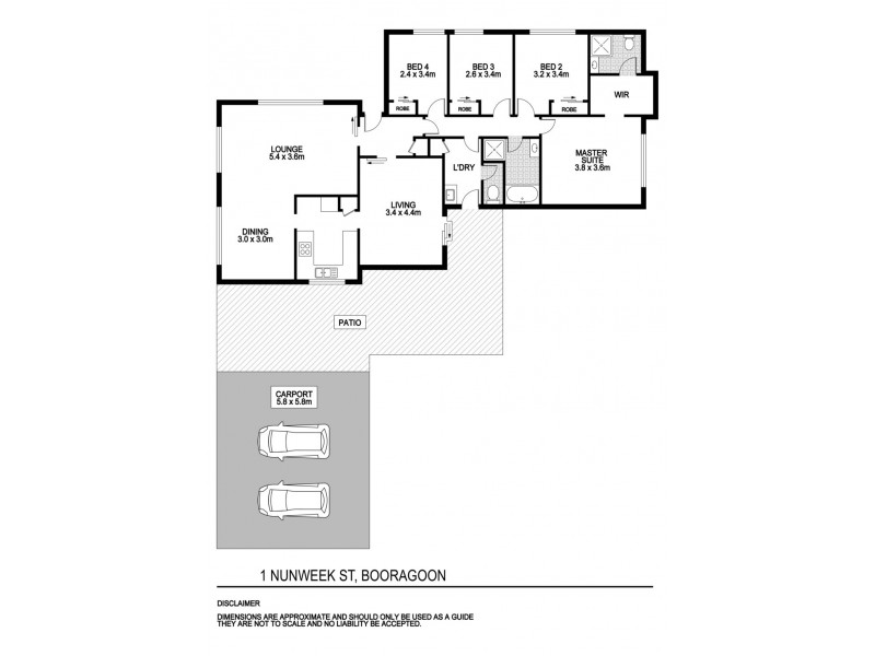 1 Nunweek Street, Booragoon WA 6154 Floorplan
