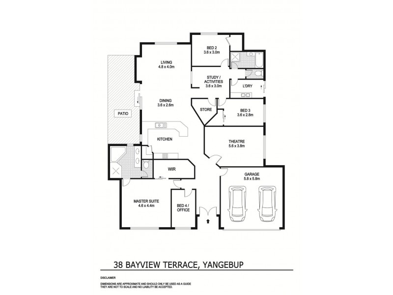 38 Bayview Terrace, Yangebup WA 6164 Floorplan