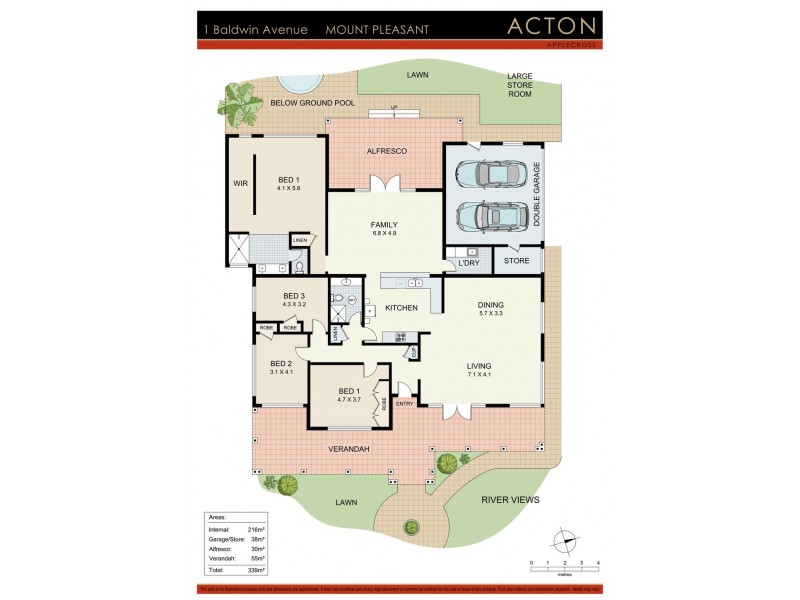 1 Baldwin Avenue, Mount Pleasant WA 6153 Floorplan