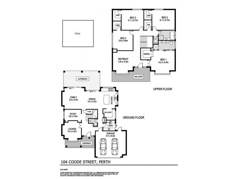 104 Coode Street, South Perth WA 6151 Floorplan