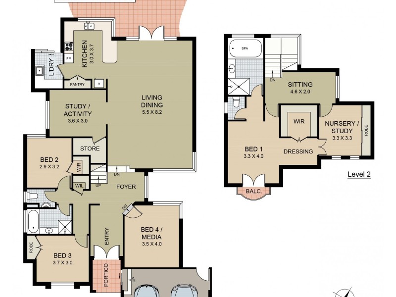 4A Enard Place, Ardross WA 6153 Floorplan
