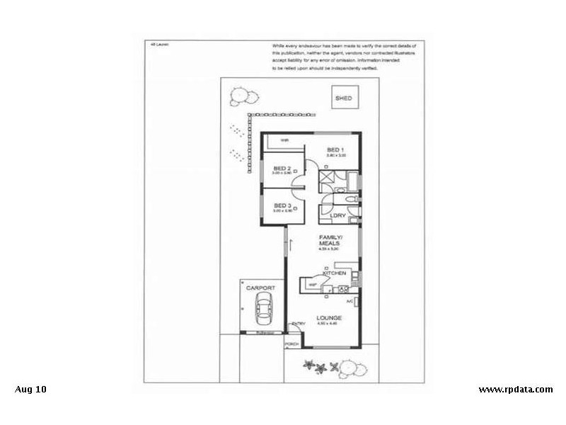 46 Lauren Drive, Paralowie SA 5108 Floorplan
