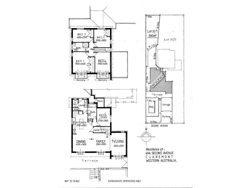 49A Second Avenue, Claremont WA 6010 Floorplan