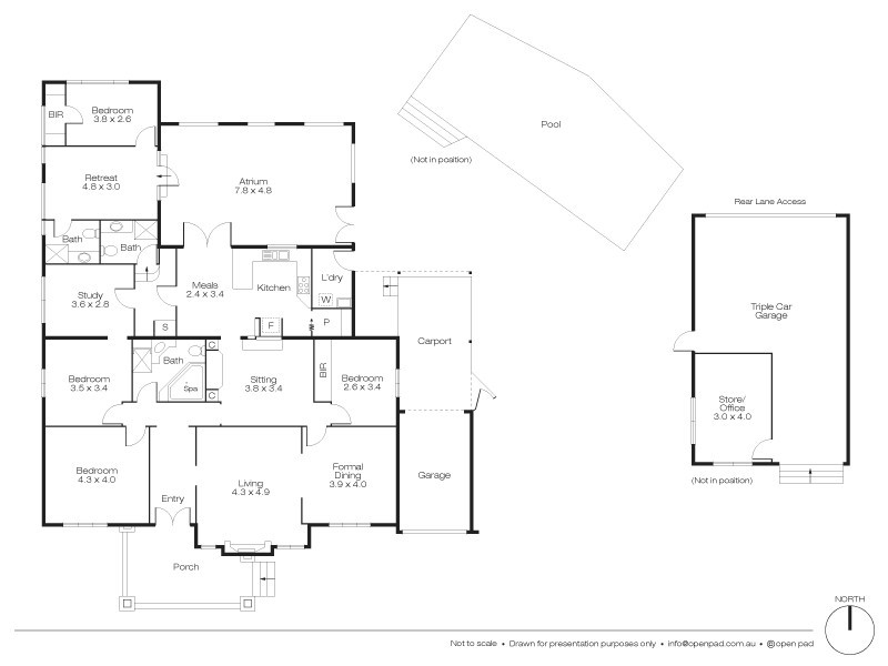 21 Waratah Avenue, Dalkeith WA 6009 Floorplan