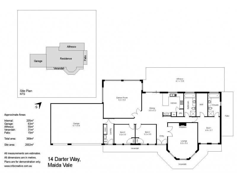 14 Darter Way, Maida Vale WA 6057 Floorplan