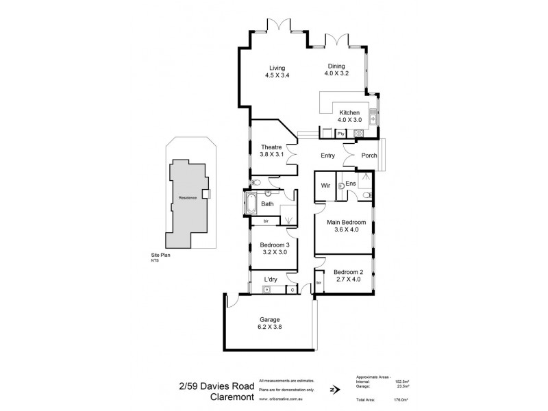 2/59 Davies Road, Claremont WA 6010 Floorplan