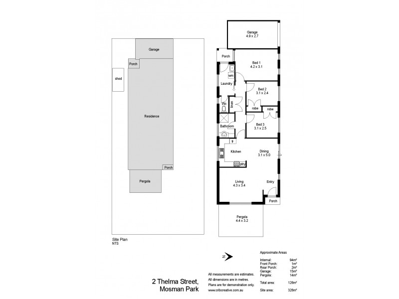 2 Thelma Street, Mosman Park WA 6012 Floorplan