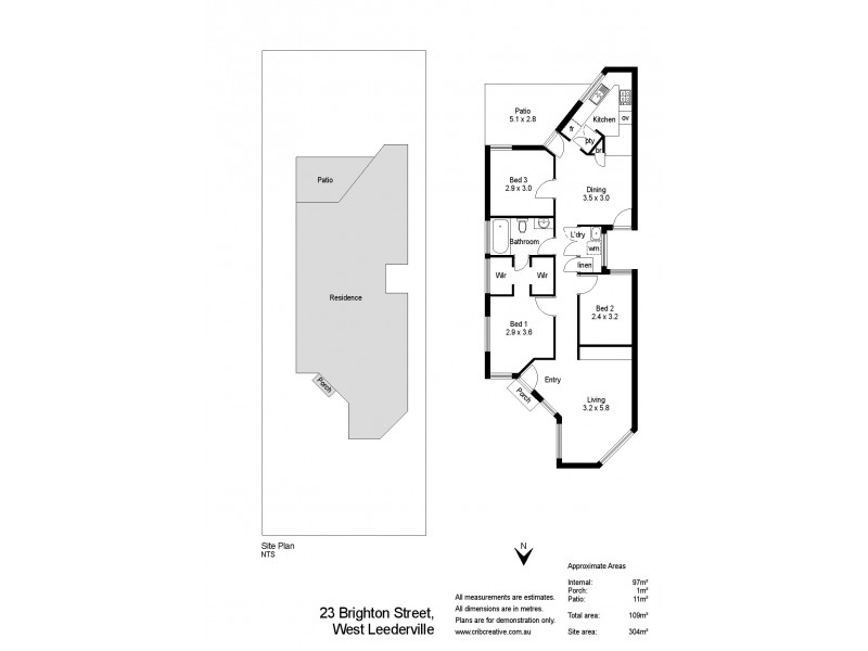 23 Brighton Street, West Leederville WA 6007 Floorplan
