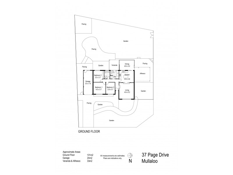 37 Page Drive, Mullaloo WA 6027 Floorplan