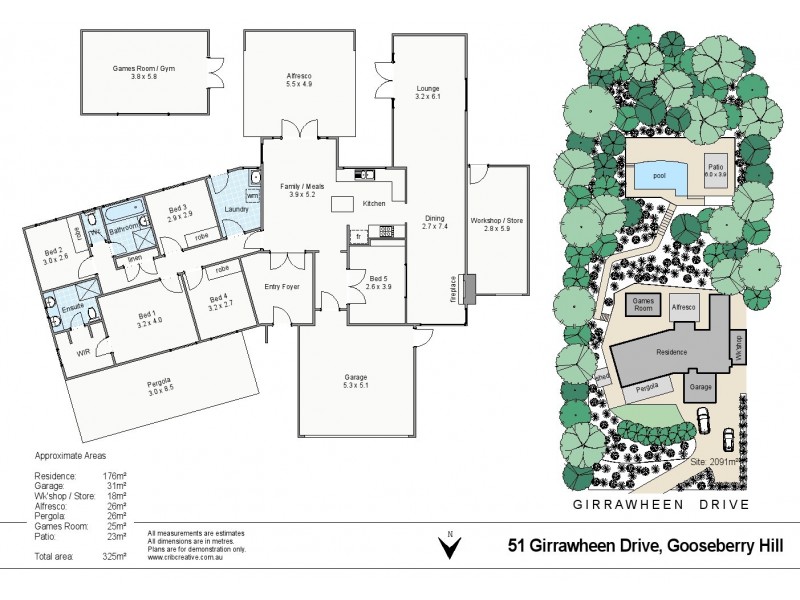 51 Girrawheen Drive, Gooseberry Hill WA 6076 Floorplan
