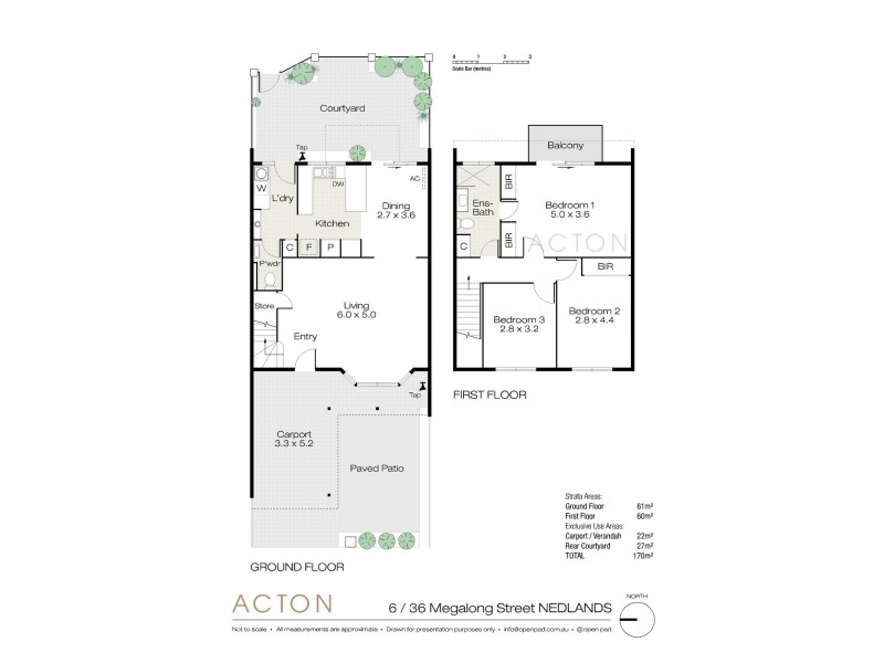 6/36 Megalong Street, Nedlands WA 6009 Floorplan